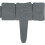 Plonos havekant 250 cm PL-962 grå 2