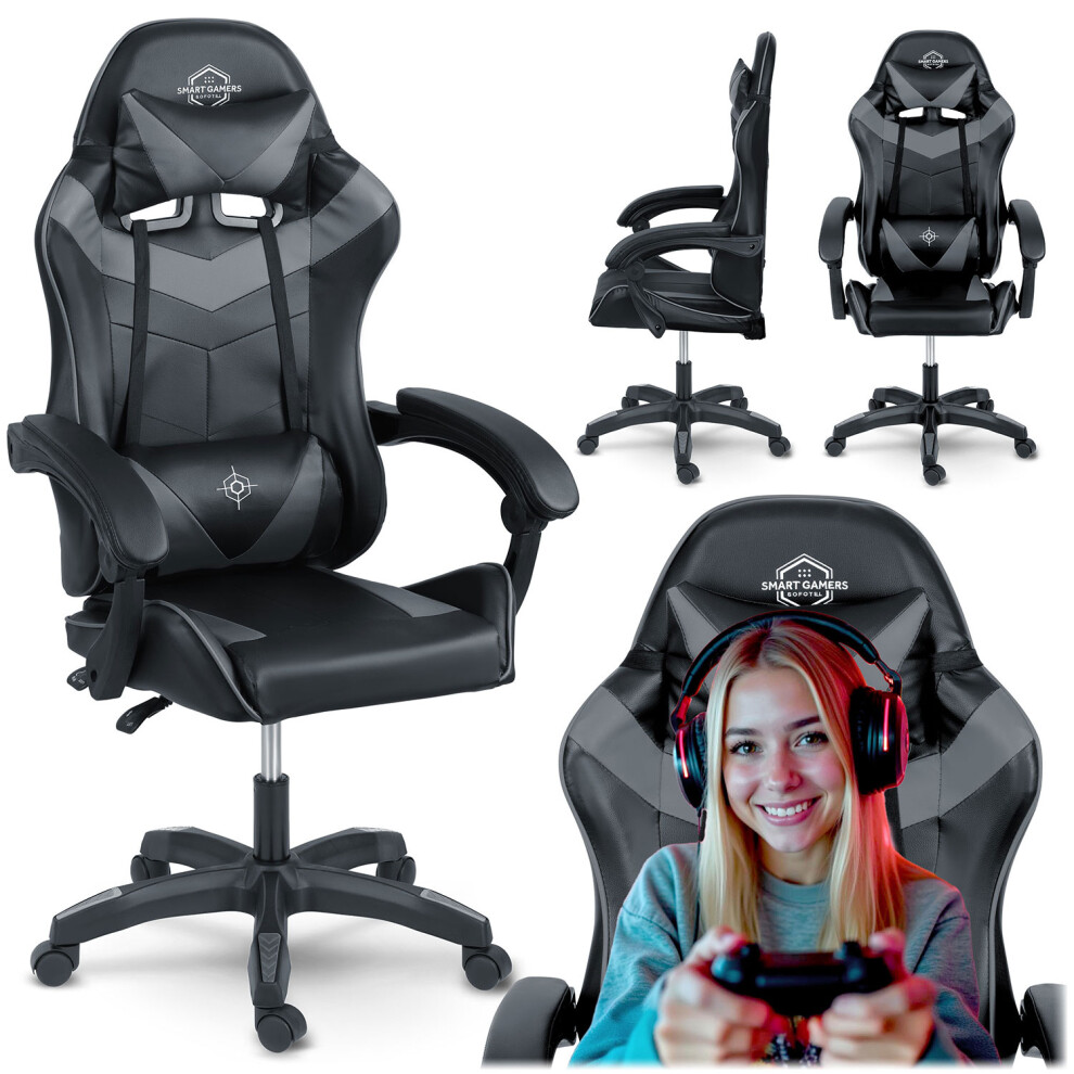 Fauteuil gaming Sofotel Draknor noir et gris