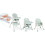 Kinderstoel met tafel Milo groen 7