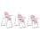 Ricokids Tulo roze voedingsstoel 13