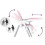 Ricokids Tulo roze voedingsstoel 12