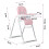 Ricokids Tulo roze voedingsstoel 15