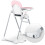 Ricokids Tulo roze voedingsstoel 10