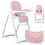Ricokids Tulo roze voedingsstoel 11