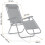 Chaise longue de jardin pliante avec coussin Sofotel ChillWell noir 4