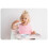 Milo roze kinderstoel met tafel 10
