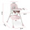 Milo roze kinderstoel met tafel 4