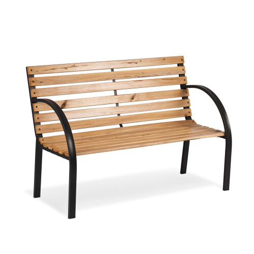Banc de parc avec dossier 117,5 x 83 x 57 cm Luca Sofotel 1