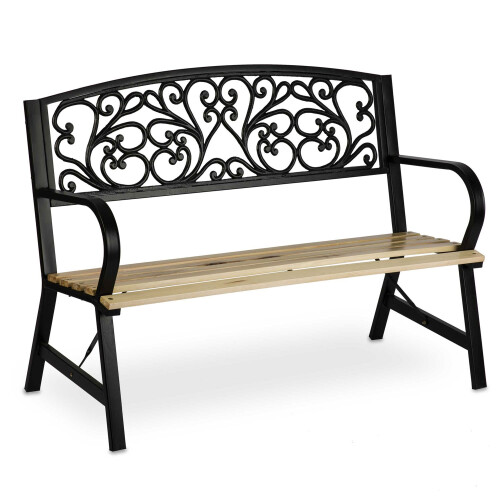 Banc de jardin avec dossier 122 x 88,5 x 55,5 cm Sofa Ivy 1