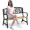 Banc de jardin avec dossier 122 x 88,5 x 55,5 cm Sofa Ivy 1