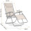 Klappbare Gartenliege mit Auflage Sofotel ChillWell 2er Set beige 3