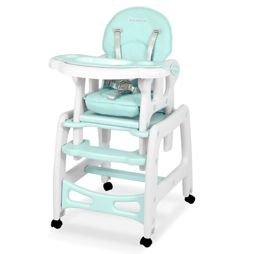 5in1 Sinco turquoise voedingsstoel 1