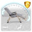 Klappbare Gartenliege mit Auflage Sofotel ChillWell 2er Set hellgrau 9