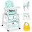 5in1 Sinco turquoise voedingsstoel 1