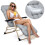 Klappbare Gartenliege mit Auflage Sofotel ChillWell 2er Set hellgrau 6