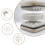 Klappbare Gartenliege mit Auflage Sofotel ChillWell 2er Set beige 7