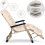 Chaise longue de jardin pliante avec coussin Sofotel ChillWell beige 4