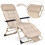 Chaise longue de jardin pliante avec coussin Sofotel ChillWell beige 7