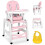Silla de alimentación rosa Sinco 5 en 1 1