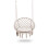 Sillón colgante de jardín BOHO beige 3