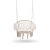 Sillón colgante de jardín BOHO beige 2