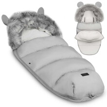 Gigoteuse Elmi Ricokids pour poussette/traîneau - Gris