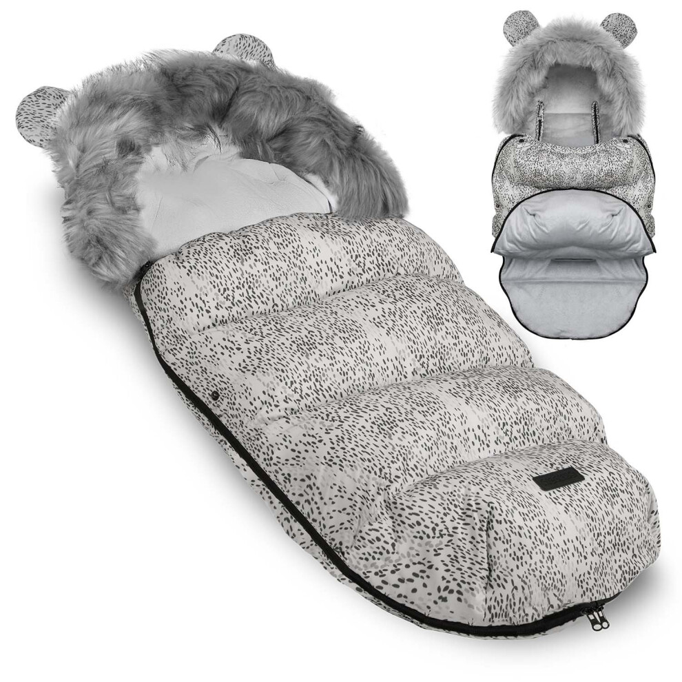 Gigoteuse Elmi Ricokids pour poussette/traîneau - Blanc
