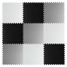 Grand tapis puzzle en mousse damier Ricokids 180x180cm 9pcs