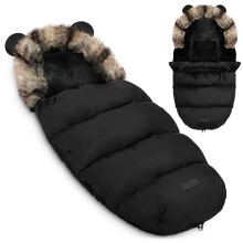 Gigoteuse Elmi Ricokids pour poussette, traîneau - Noir