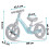 Loopfiets voor kinderen Ricokids FUNNU 8