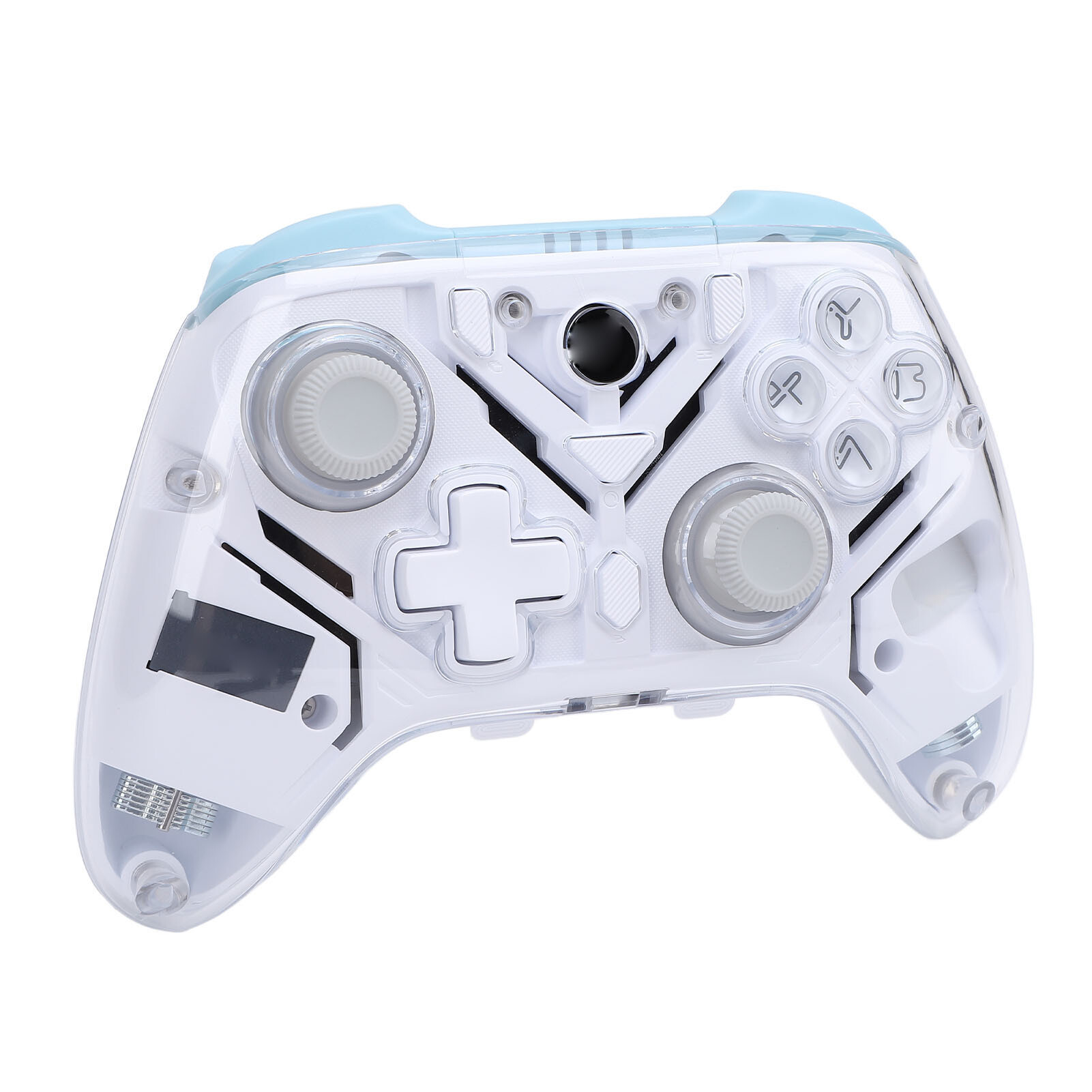 2.4G Wireless Gaming Controller with Hall Trigger RGB Light Turbo Burst ...