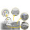 Lit de voyage 125x65x78cm RK-241 gris 15