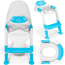 Ricokids 729200 Copriwater Orsetto con Scaletta, Blu
