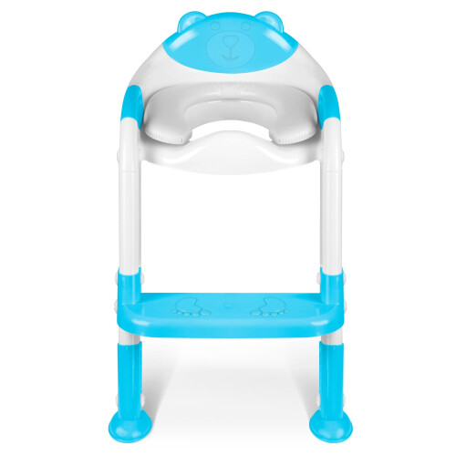 Ricokids 729200 Copriwater Orsetto con Scaletta, Blu 2