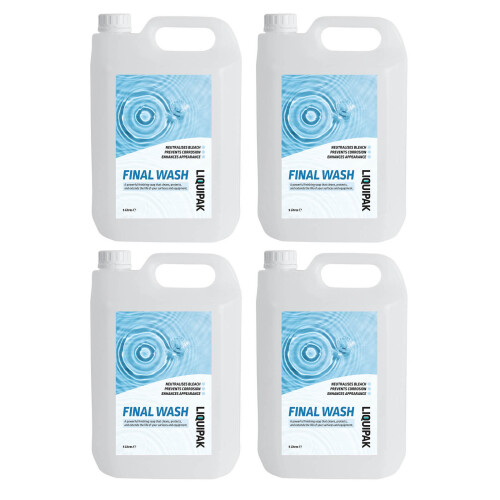 (4x5 Litres) Final Wash - Sodium Hypochlorite Neutraliser