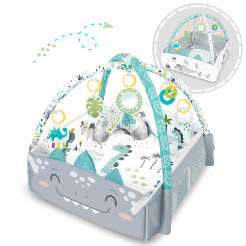 Tapis éducatif interactif 110 x 100 cm Nessi Ricokids 1