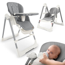 Chaise haute Nukido Elite grise