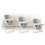 Chaise haute Nukido Elite grise 7