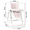 Chaise haute Nukido Elite rose 4