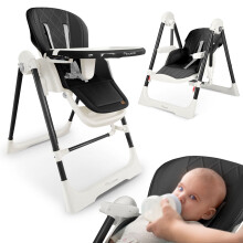 Chaise haute Nukido Elite noire