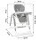 Chaise haute Nukido Elite noire 4
