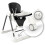 Chaise haute Nukido Elite noire 13