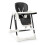 Chaise haute Nukido Elite noire 2
