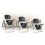 Chaise haute Nukido Elite noire 7