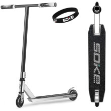 Patinete acrobático de calle plateado SOKE EVO