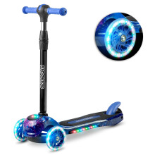 Trottinette 3 roues Ricokids Piko - Noir et bleu