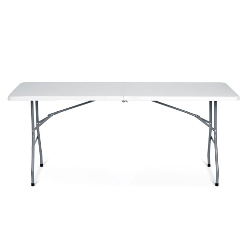 Table de jardin pliante Plonos blanche 180 cm 2