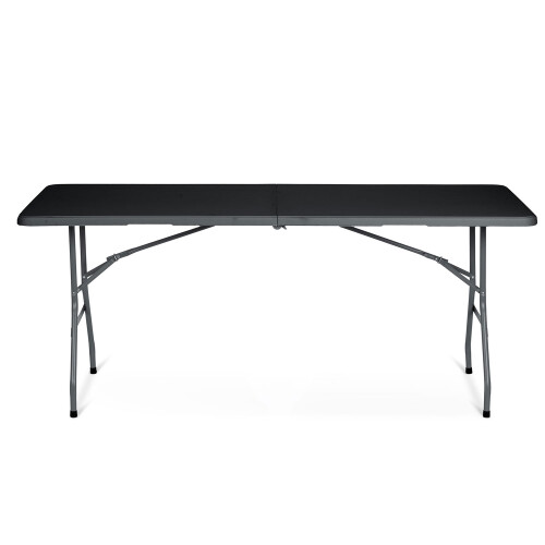 Table de jardin pliante Plonos noire 180 cm 2