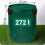 Panier de jardin pour feuilles 272 l Plonos PL-524 vert 2