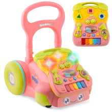 Girello educativo con musica 2in1 RK-744 Ricokids rosa